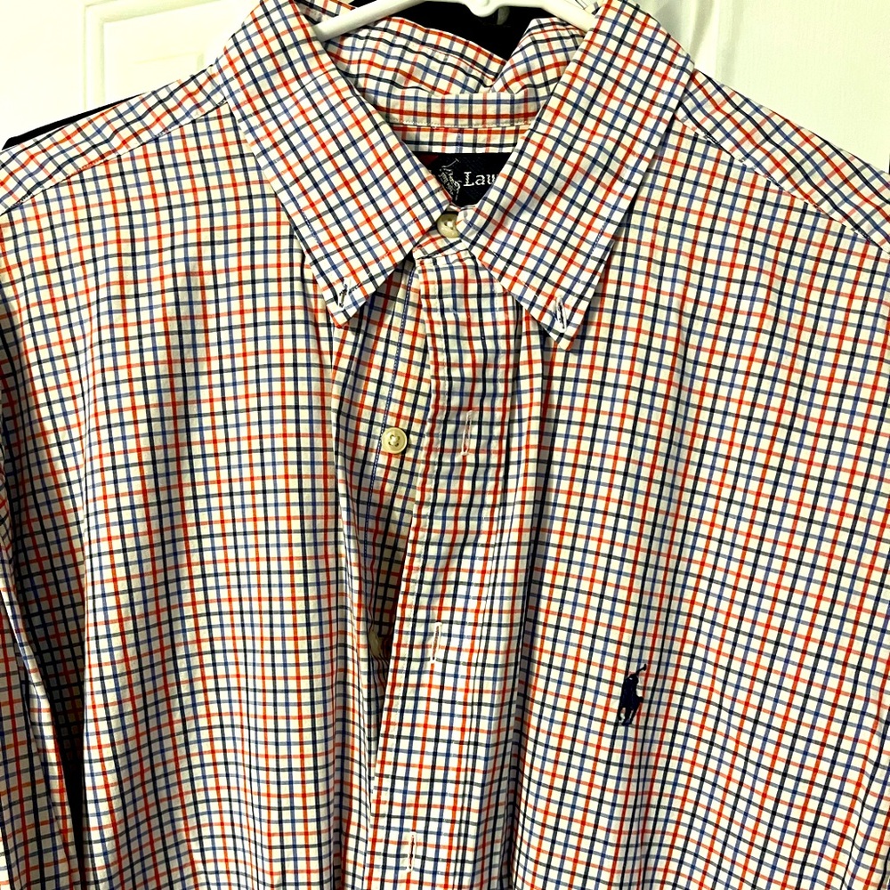 Ralph Lauren Blue and Red Plaid